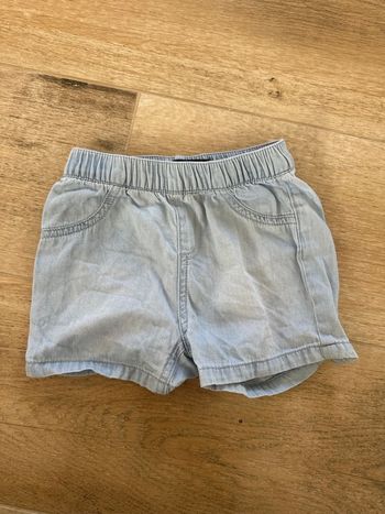 Short en jean garçon