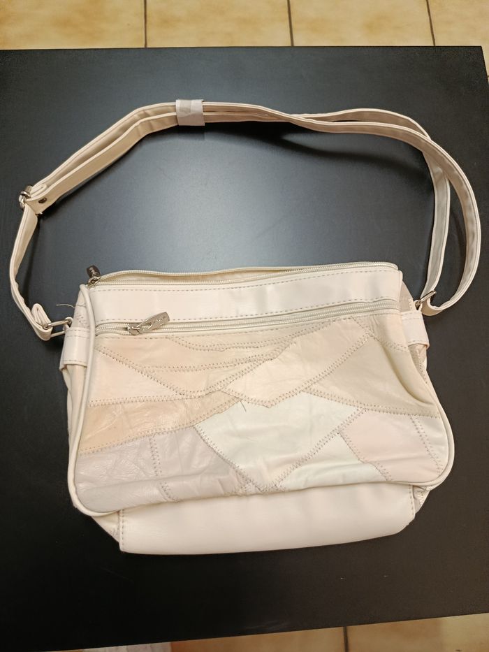 Sac à mains beige rosé - Maxfly - photo numéro 2