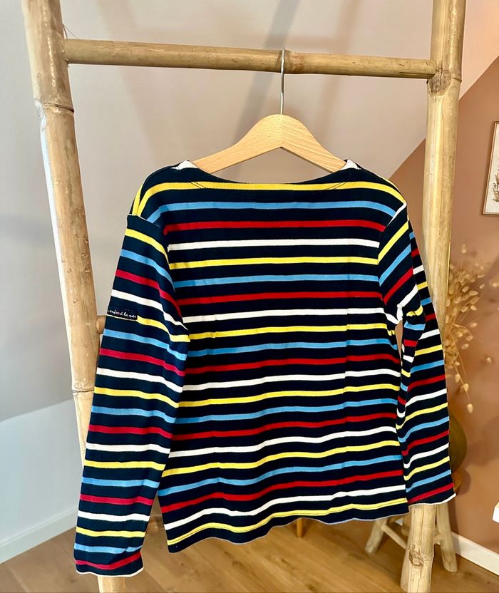 💜 Pull à rayure multicolore week-end à la mer taille 8 ans 💜 - photo numéro 3
