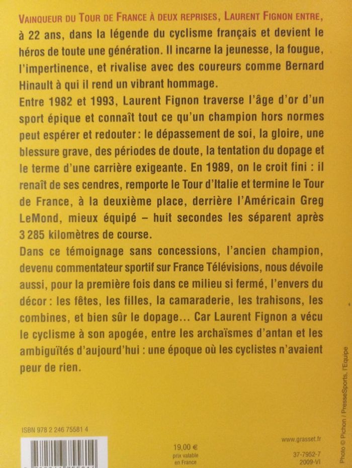 Laurent Fignon - Nous étions jeunes et insouciants - photo numéro 3