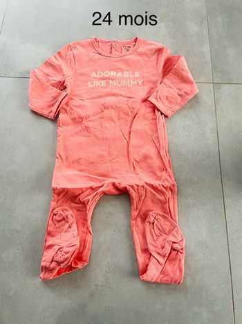 Pyjama 24 mois kiabi « adorable like Mummy »