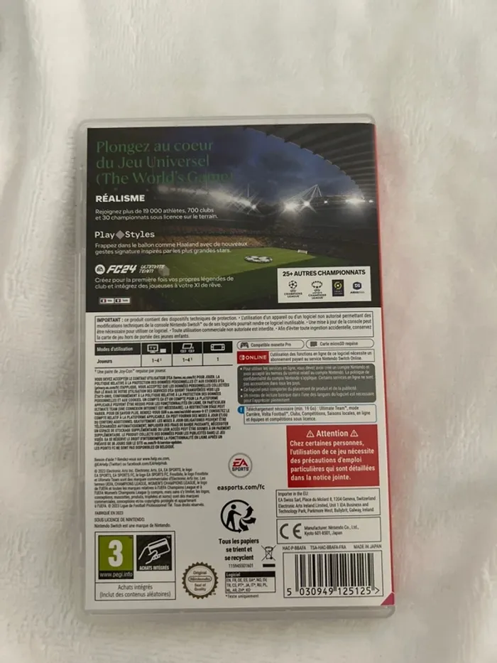 Jeu switch fc24 - photo numéro 2