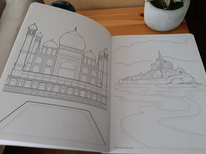 Livre de coloriage Merveilles du monde Harmonie Solar - photo numéro 4