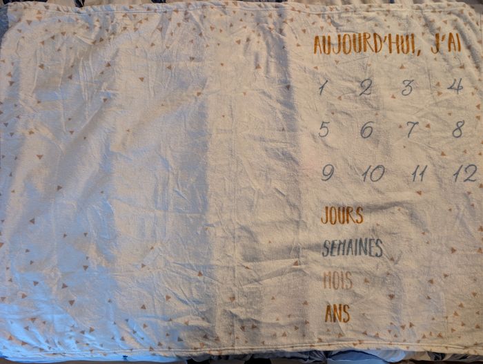 Plaid bébé pour photo 0-12 mois - photo numéro 2