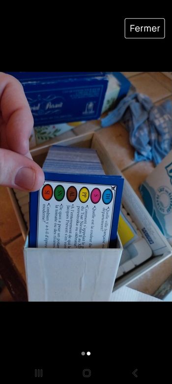 Jeux trivial poursuite