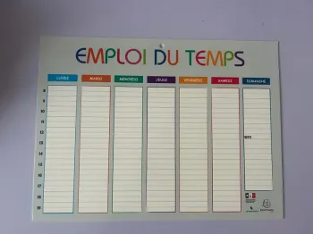 Emploi du temps