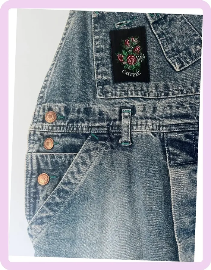 Salopette jean Chipie taille 36 – bretelles réglables & look casual cool - photo numéro 3