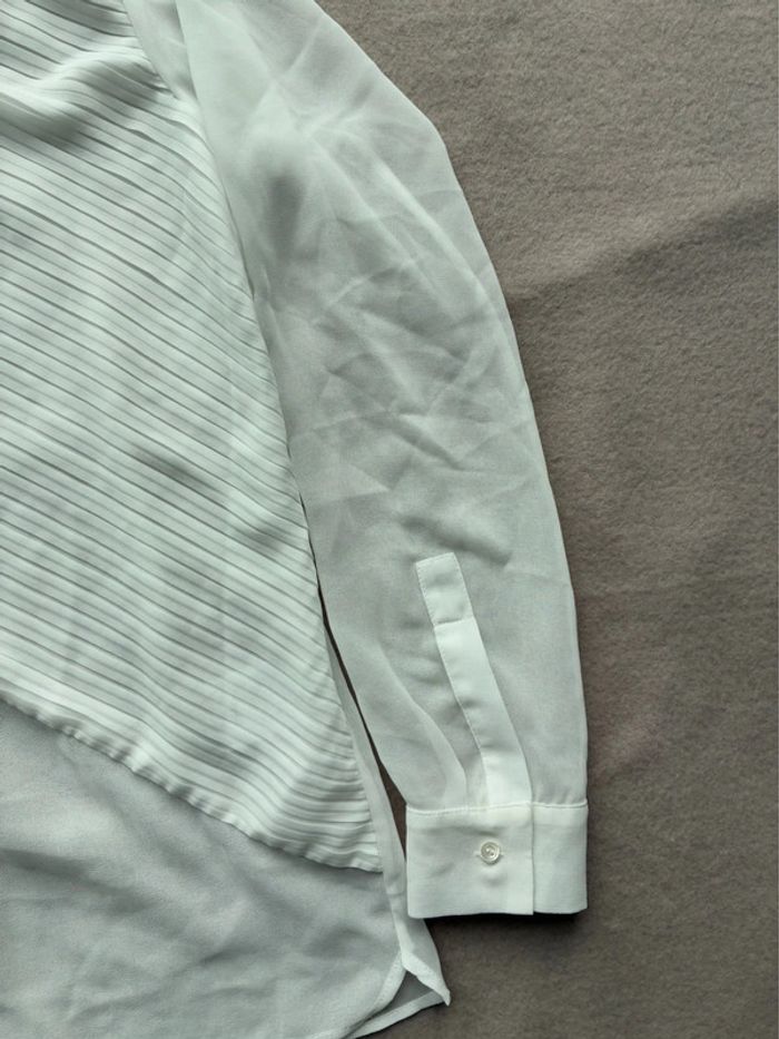 Chemise femme transparente blanche Sandro taille 1 en parfait état - photo numéro 9