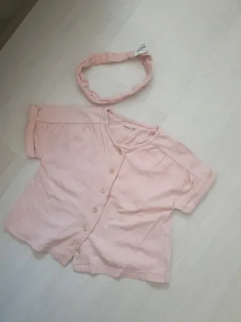 Chemise vertbaudet rose