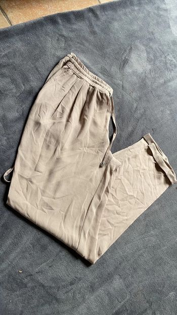 Pantalon Fille à suivre beige taille 2