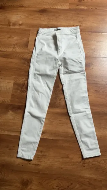 Pantalon blanc skinny