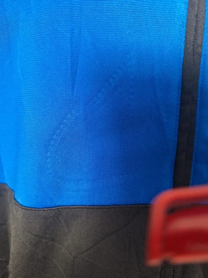 Veste Adidas vintage zippée – Taille L – Bleu/Noir – 2005 - brodé (573) - photo numéro 17