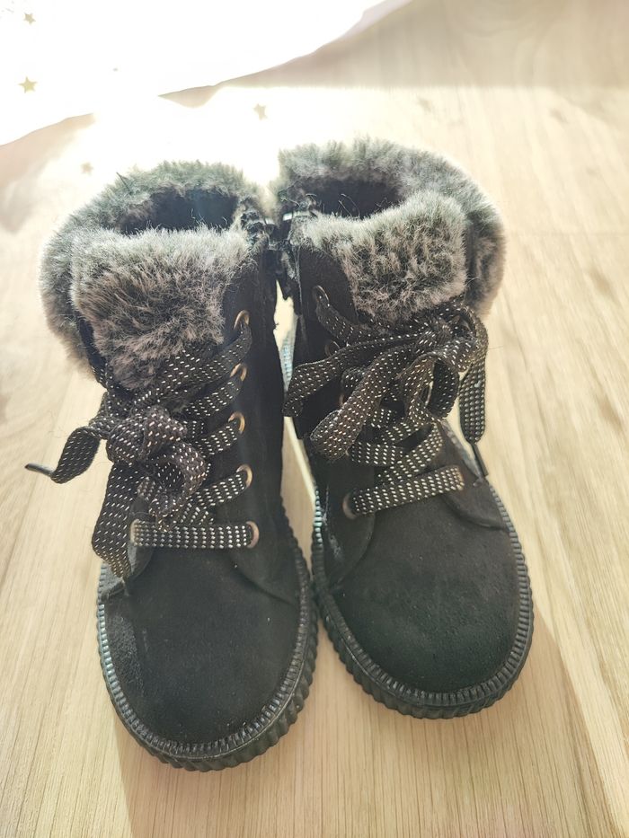 Bottines lacets fourrée - photo numéro 6