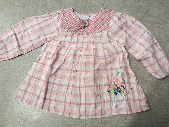 haut tee shirt blouse fille 2 ans orchestra