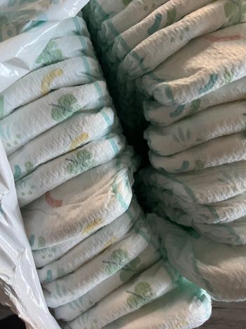 Paquet baby dry ouvert 37 couches