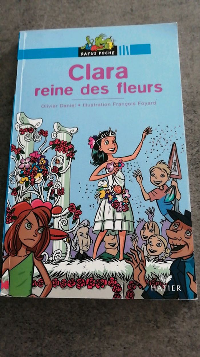 Livre clara reine des fleurs