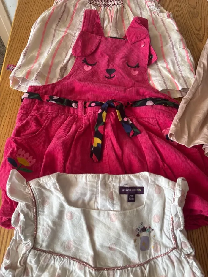 Lots 6 robes 24 mois fille sergent major - photo numéro 3