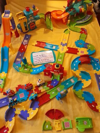 Énorme Lot / ensemble de Tut Tut Bolide Vtech Avec 5 Bolides