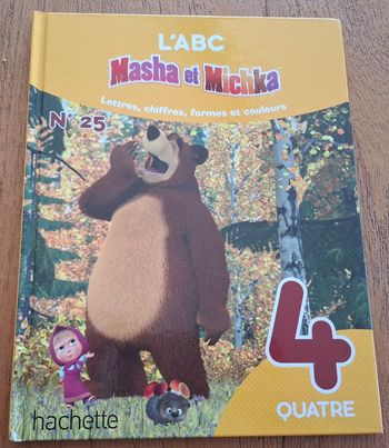 📚 Livre enfant : L’ABC Masha et Michka – Le chiffre 4 (N°25)