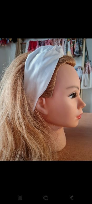 Bandeau croisé femme artisanal