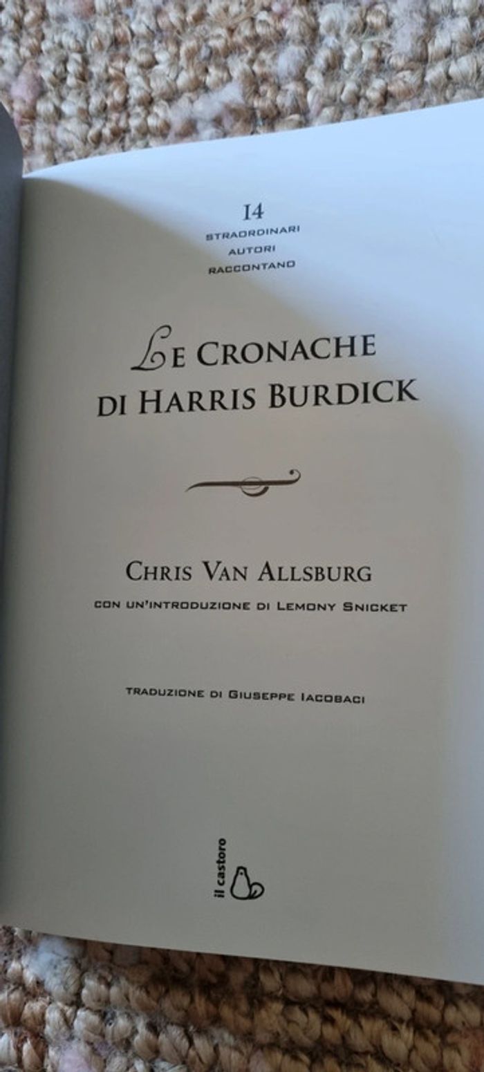 Libro Le cronache di Harris Burdick - photo numéro 7