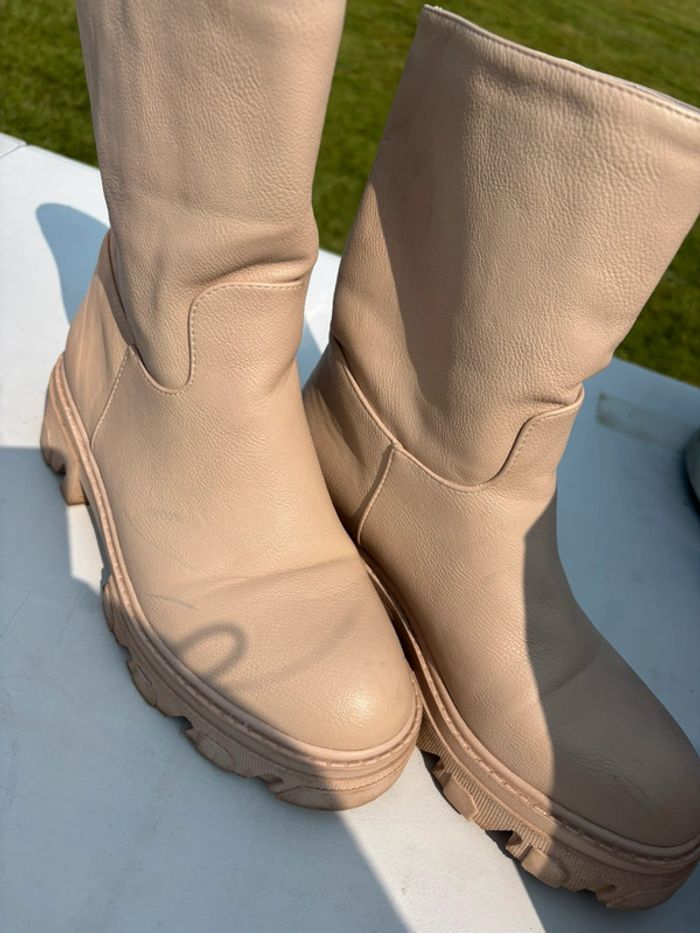 Bottines femme beige taille 39