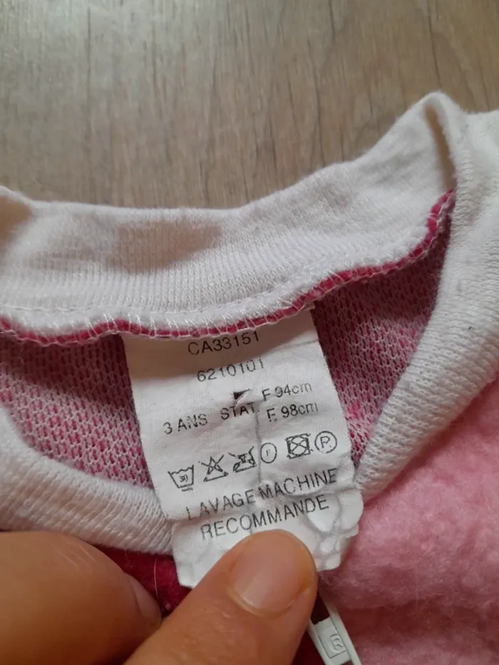 Sur-pyjama polaire hiver 3 ans - photo numéro 2