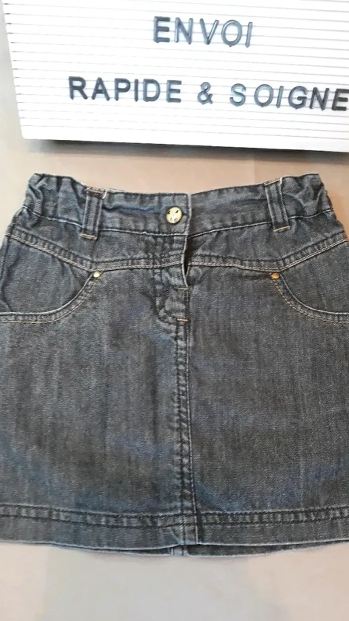 Jupe en jeans 4 ans - photo numéro 2
