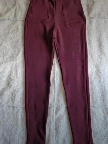 Leggings bordeaux/violet - Bershka