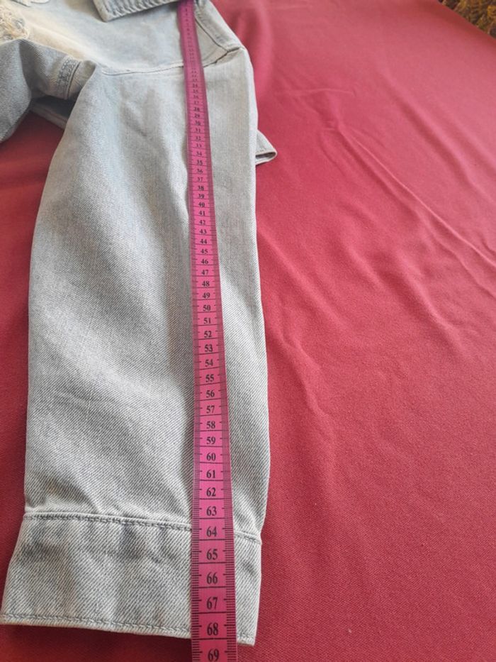 Très belle veste en jeans à zip Project X neuve avec étiquette - photo numéro 10