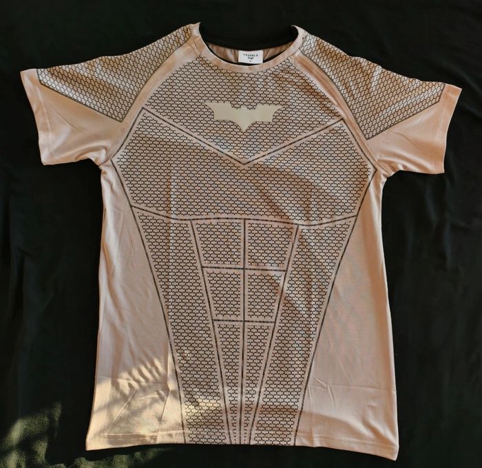 Youngla compression batman t shirt dark streetwear workout musculation 