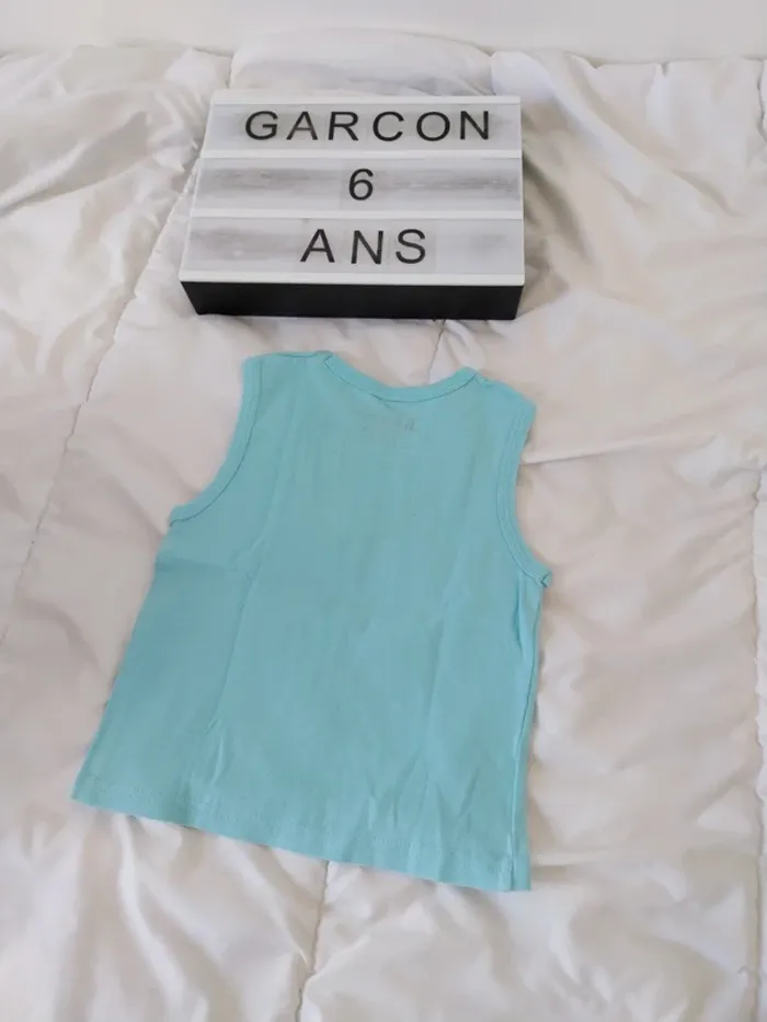 Tee-shirt manche courte garçon 6 ans - photo numéro 2