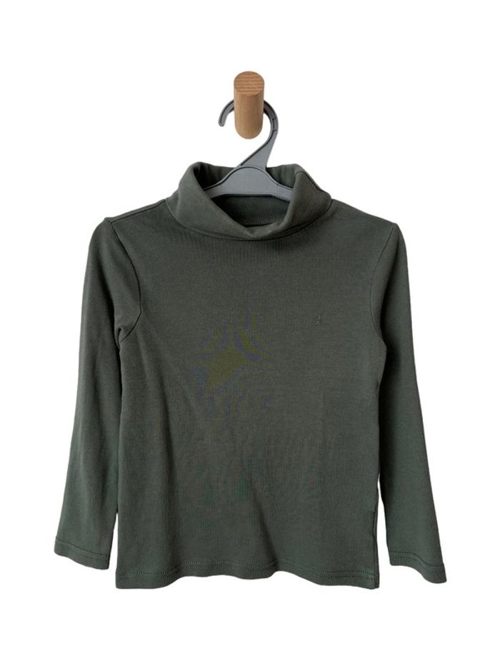 Sous-pull / T-shirt col roulé kaki à manches longues - Okaïdi 5 ans (110cm)