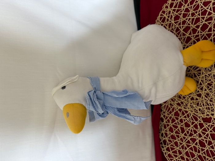 Peluche oie blanc jaune et bleu Sucre d'Orge - photo numéro 6