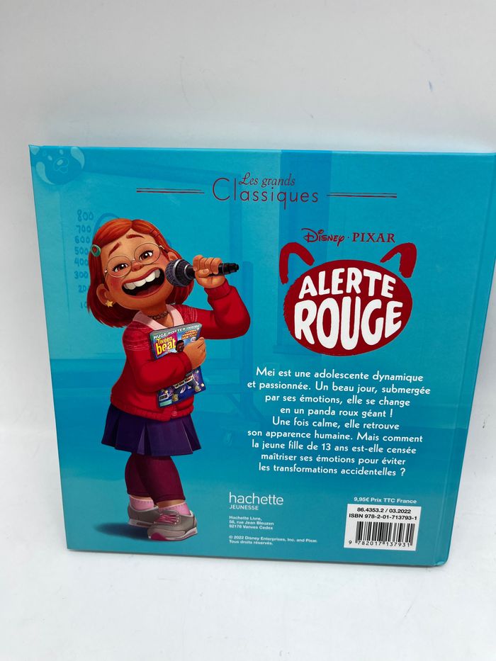 Livre Histoire Collection les grands classique Disney Alerte Rouge  Disney Neuf - photo numéro 3