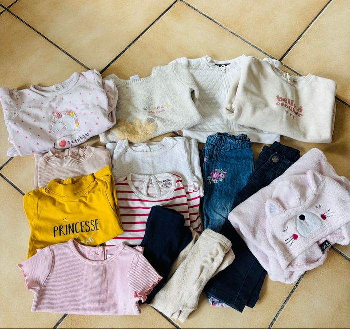 Lot 6-9 mois fille hiver