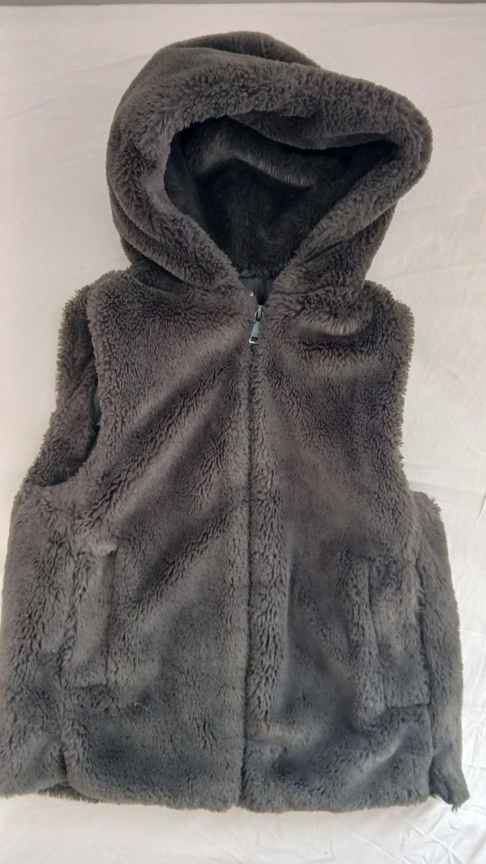 Veste sans manche polaire fille 10 ans