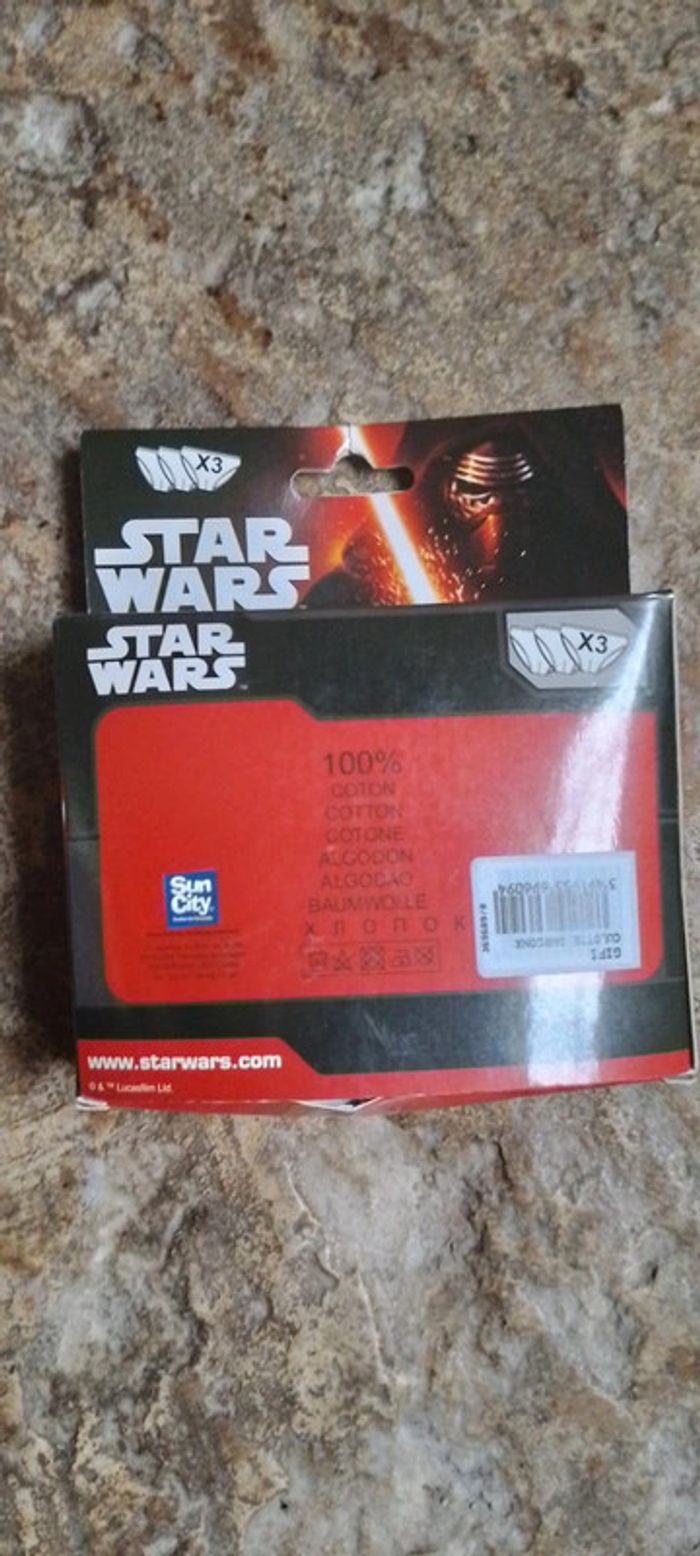 6 Slips Star Wars 11/12 ans - photo numéro 2
