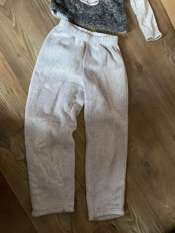 Pyjama 6/8 ans épais hiver gris koala - photo numéro 4