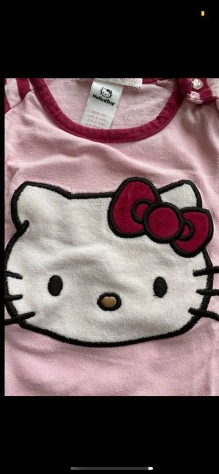 Tee shirt manches longues Hello Kitty 12 mois - photo numéro 5
