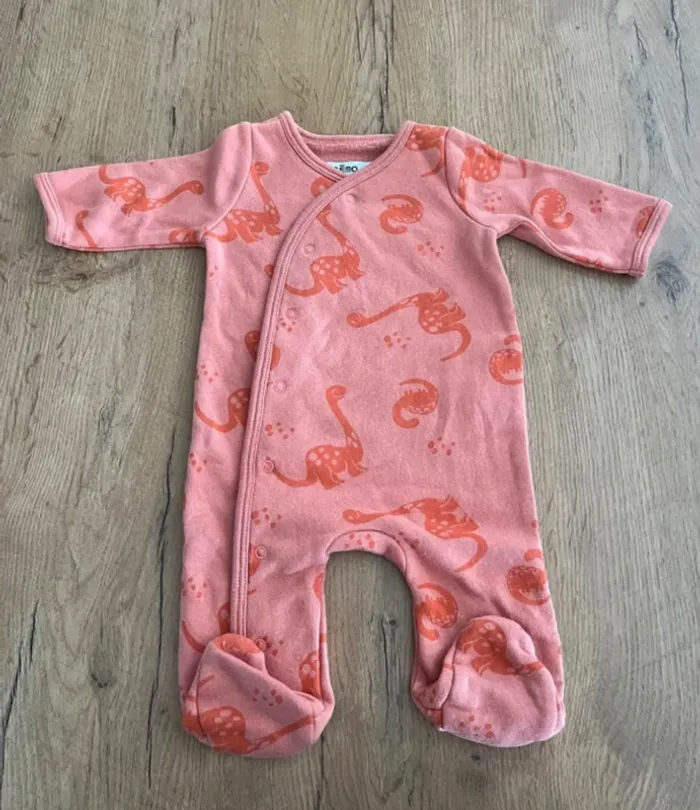 Pyjama grenouillère 1 mois coton - photo numéro 5