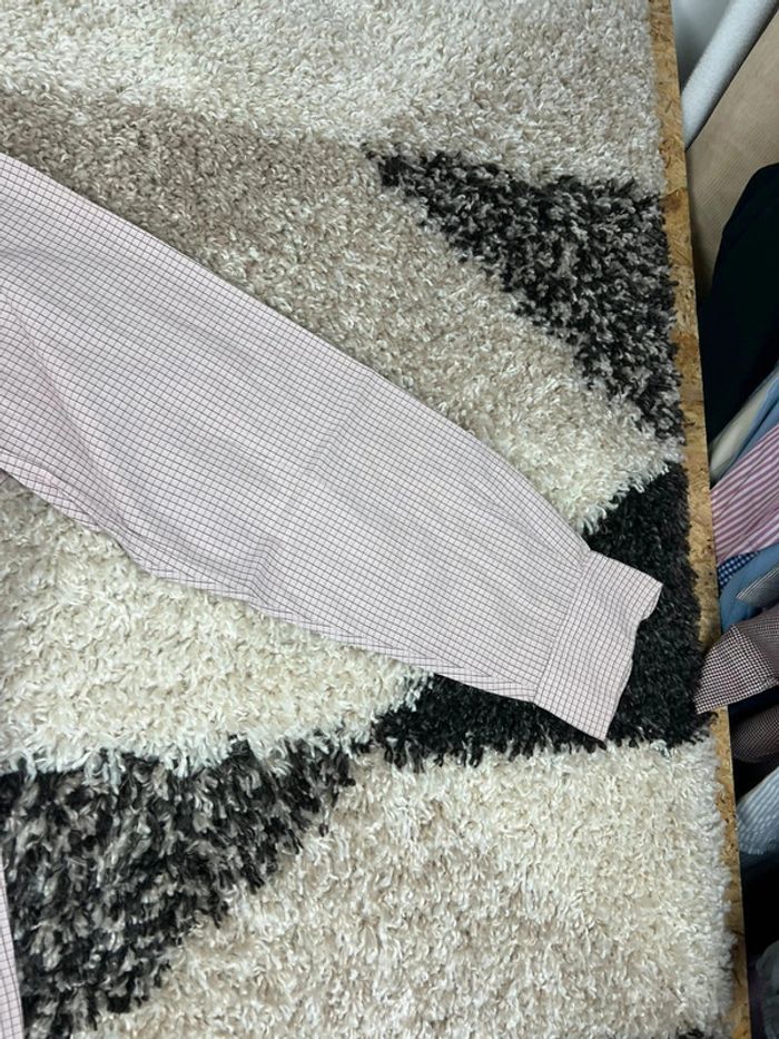 Chemise Ralph Lauren a carreaux marron et blanc taille L style old money - photo numéro 5