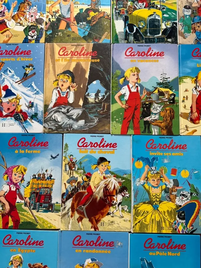 État bon - Blanc vintage - Lot de 14 livres bd albums Caroline Pierre Probst - photo numéro 5