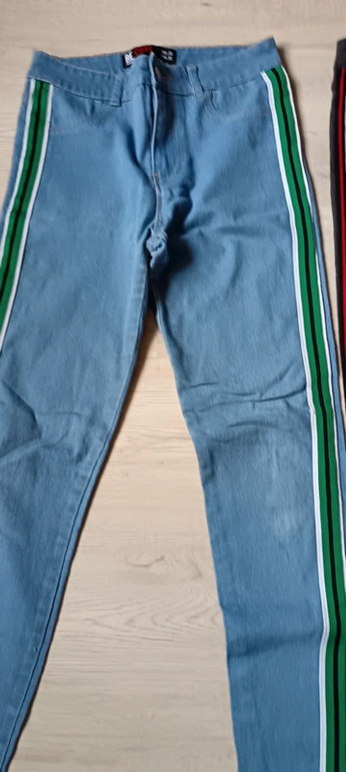 Lot deux pantalon S 36 Jennyfer femme ado - photo numéro 7