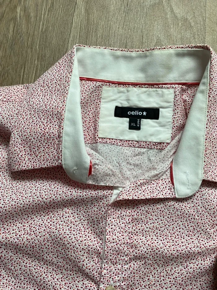 Chemise rose à motif - photo numéro 2
