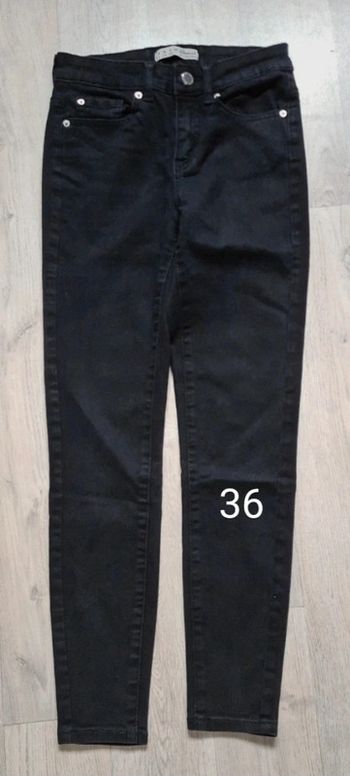 Pantalon skinny noir 36