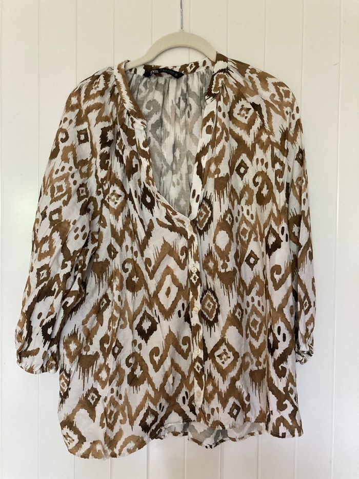 Blouse imprimée Zara - photo numéro 2
