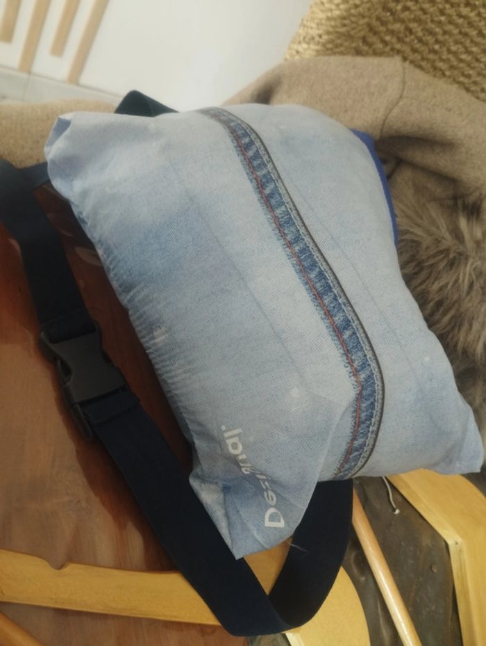 Doudoune Desigual 9/10ans bleue chat - photo numéro 12