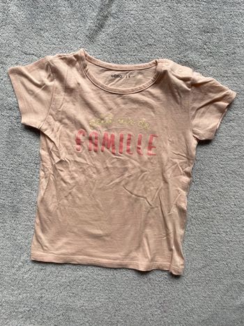 Tee shirt fille, 4 ans