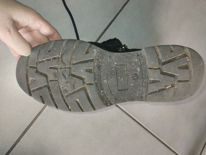 Chaussures noir denim side - photo numéro 4